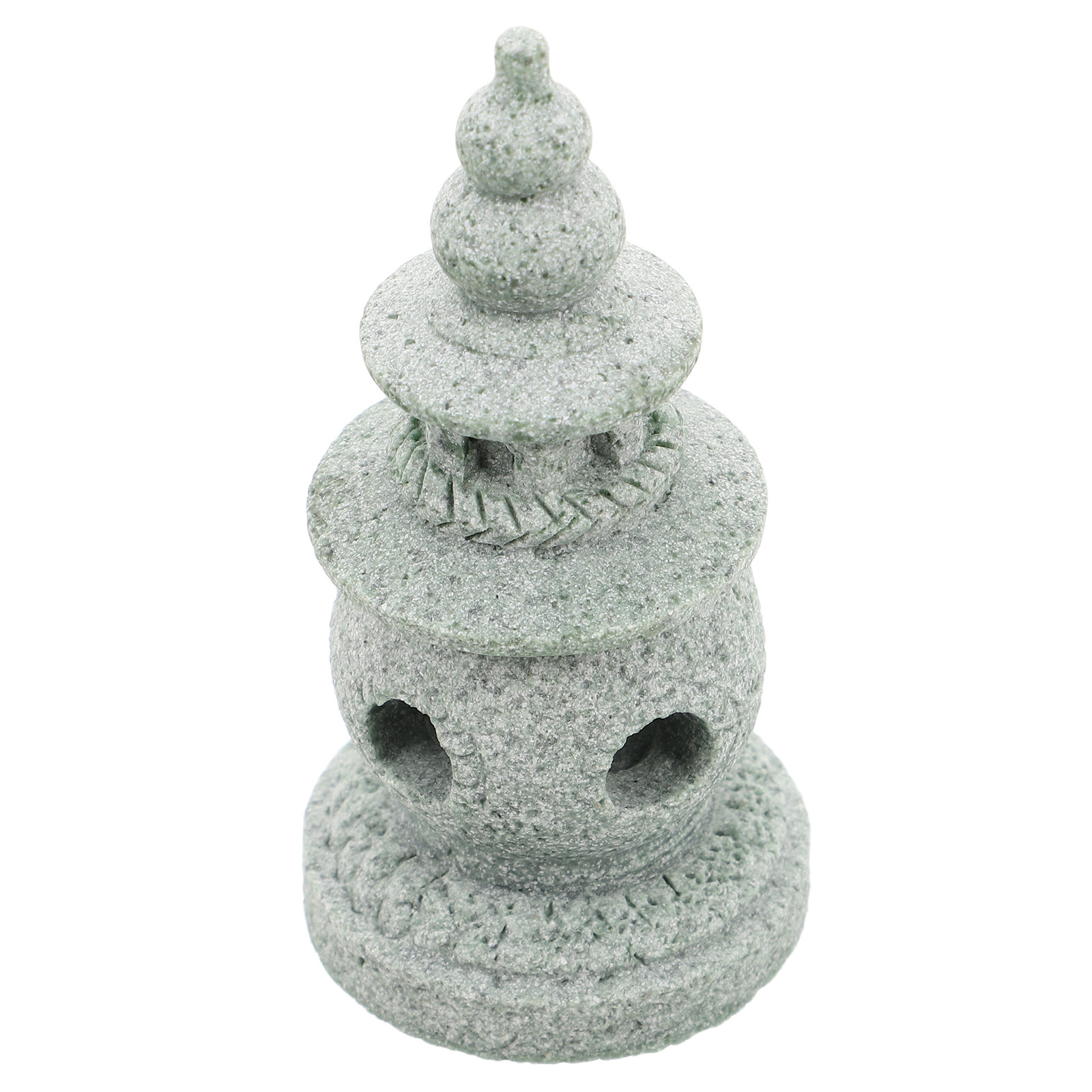 Bonsai Garden Design - Sandstone Mini Pagoda Ornament Traditional Chinese