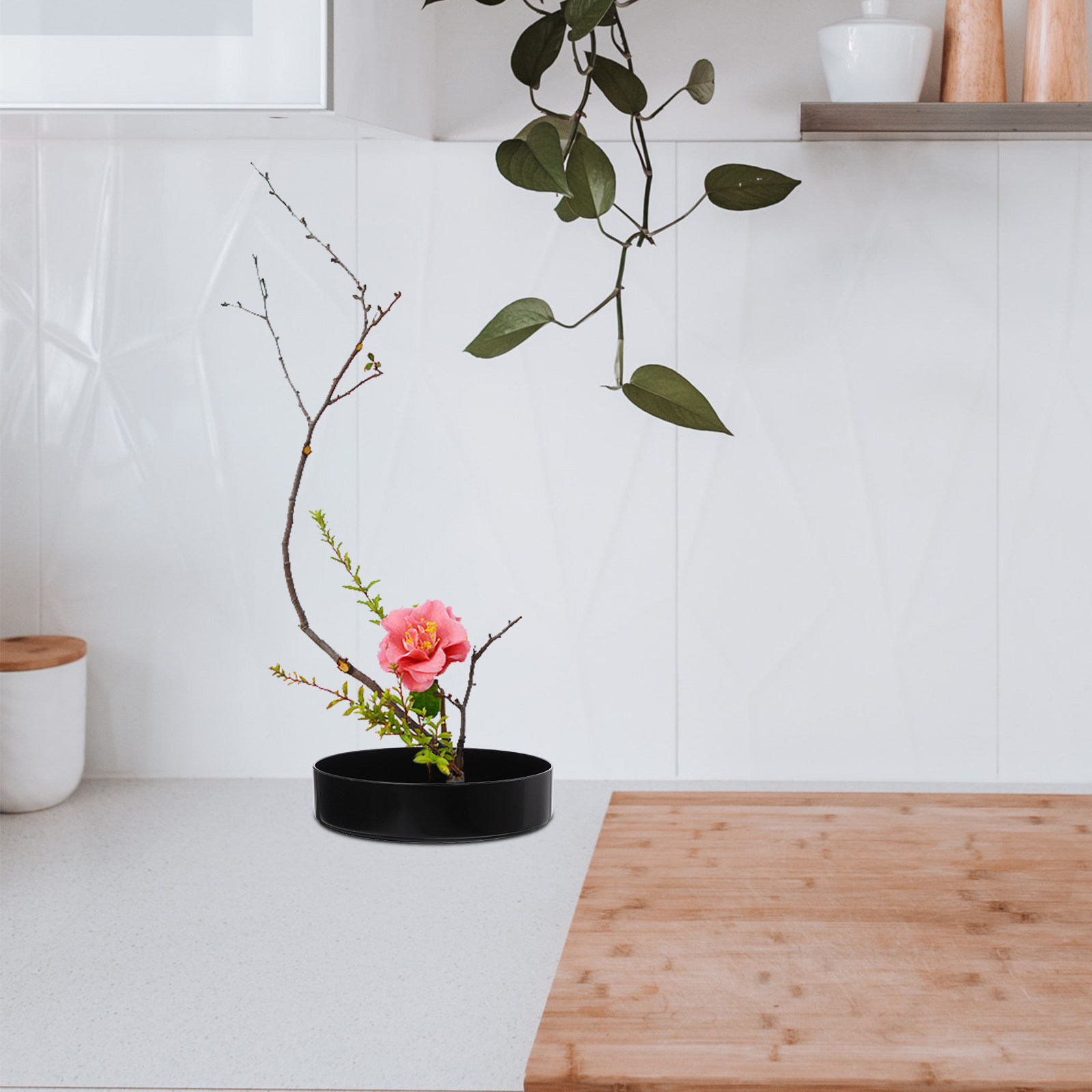 Bonsai Garden Usa - Creative Flower Arrangement Plate Zen Style
