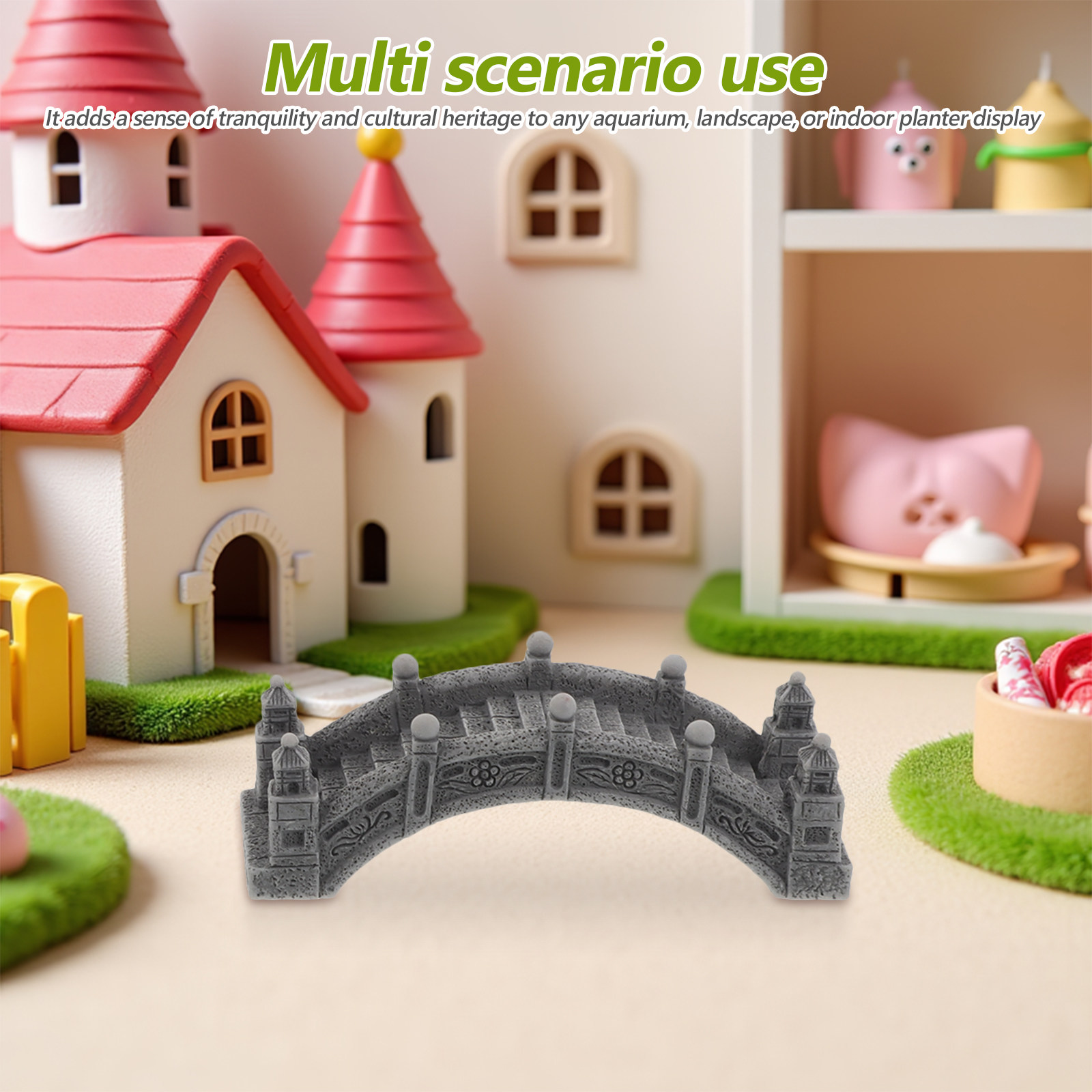 Bonsai Garden Design - 4Pcs Mini Garden Arch Bridge Chinese