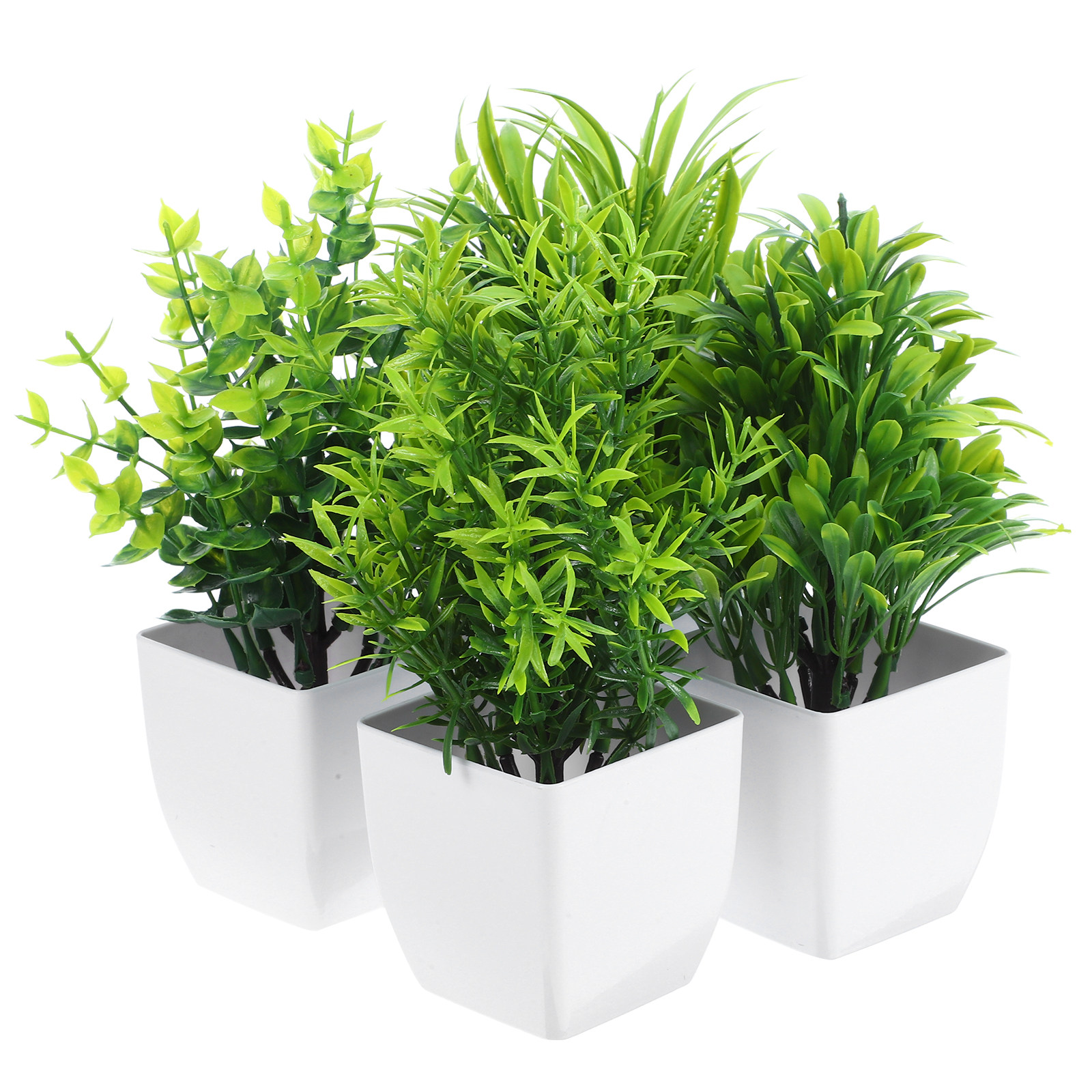 4Pcs Artificial Potted Plant B - Bonsai Garden And Cafe recension och pris
