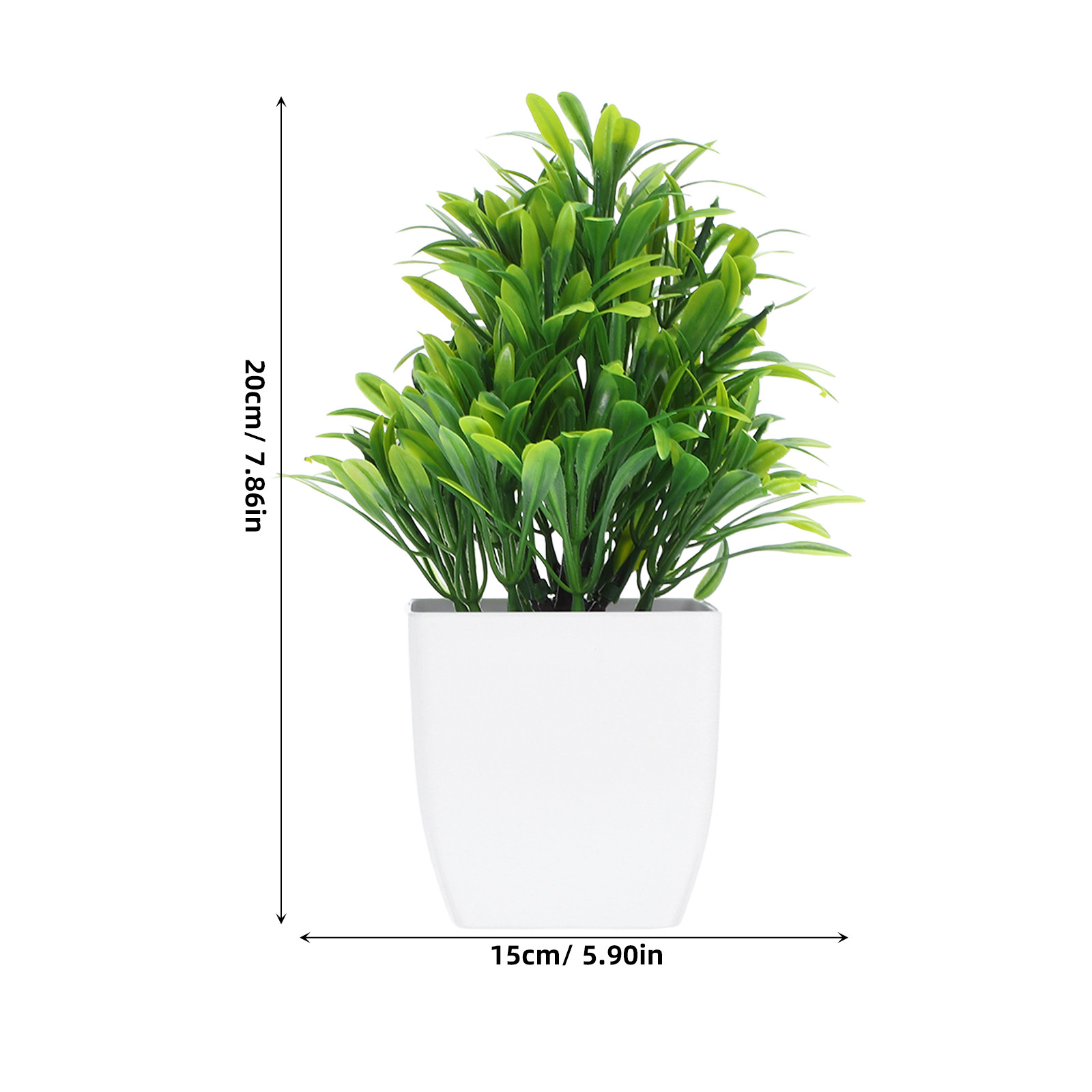 4Pcs Artificial Potted Plant B - Bonsai Garden And Cafe recension och pris
