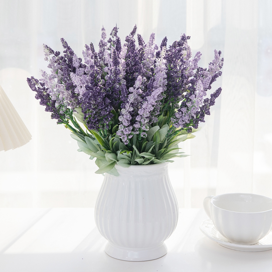 Artificial Flower Plants Laven - Bonsai Garden Gift recension och pris
