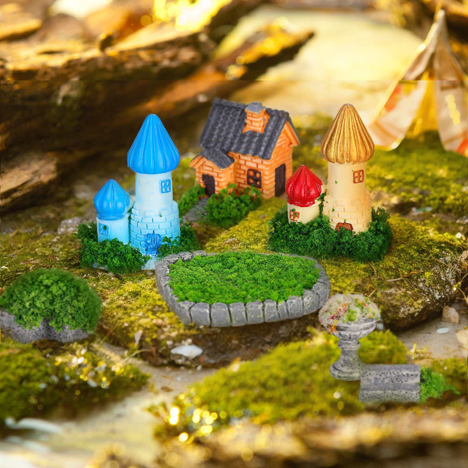 1Set Miniature Garden Decorati - Bonsai Garden Design recension och pris