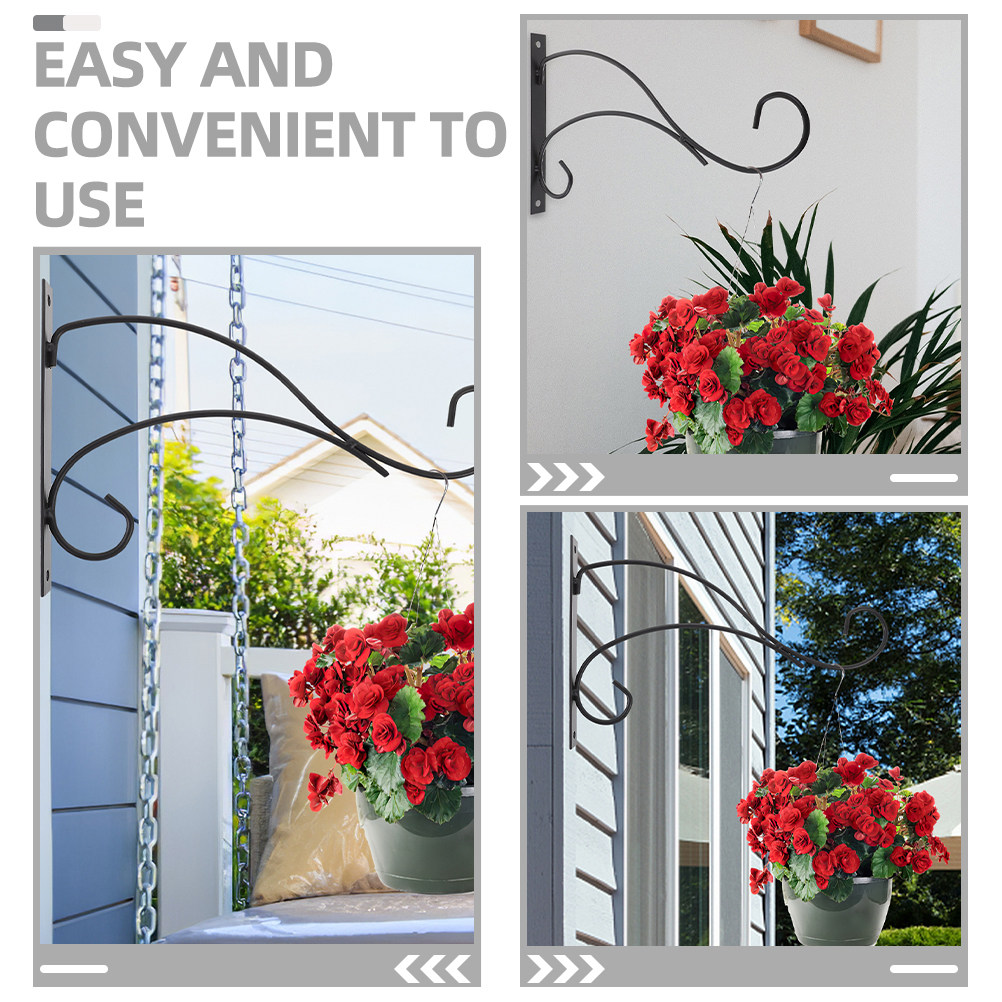 4Pcs Heavy Duty Iron Hanging P - Bonsai Garden Wall recension och pris
