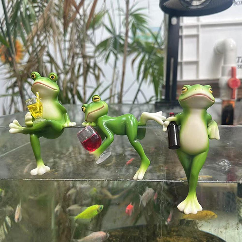 Funny Frog Hanging Ornament Re - Bonsai Garden Ornaments recension och pris