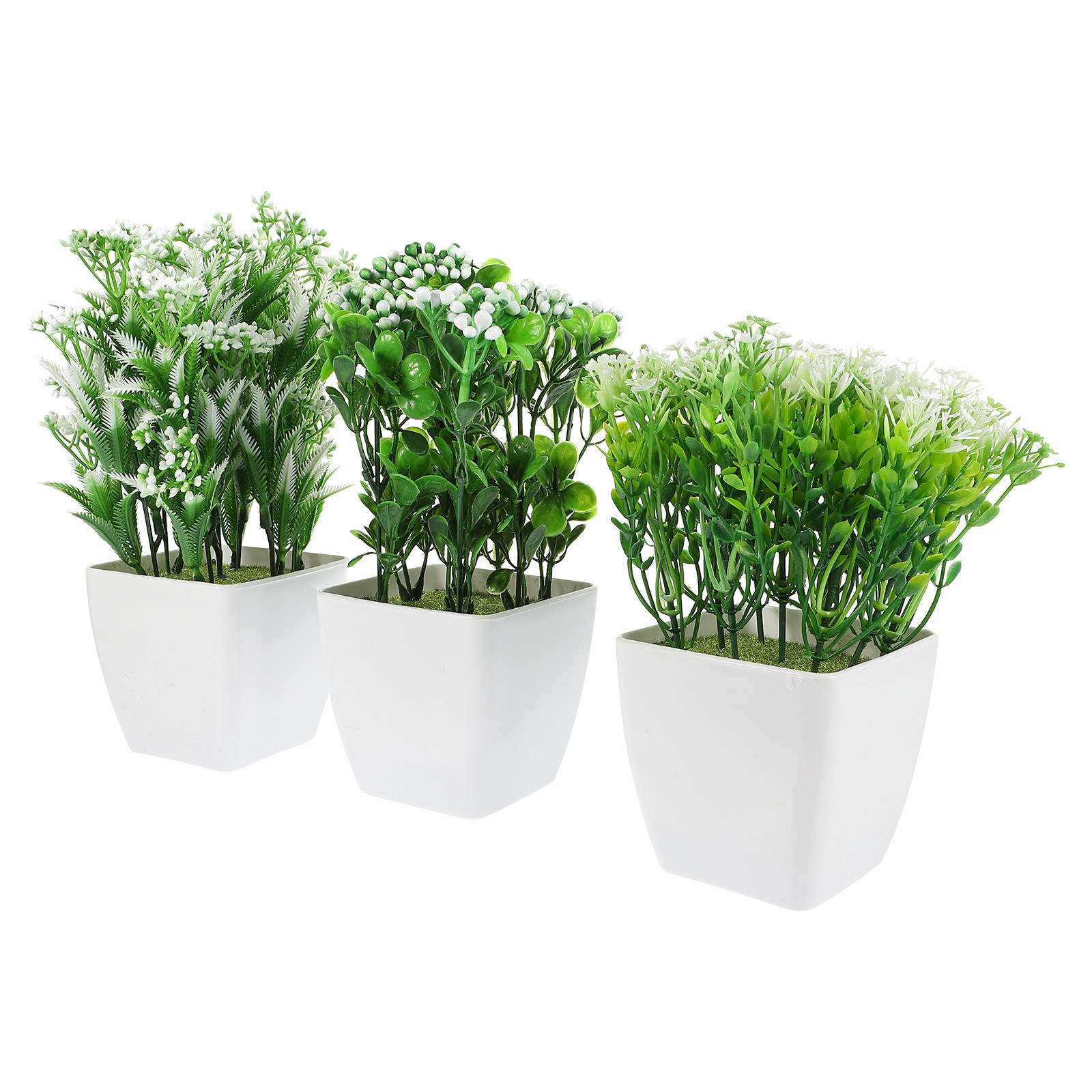 3Pcs Realistic Artificial Bons - Bonsai Garden And Cafe recension och pris