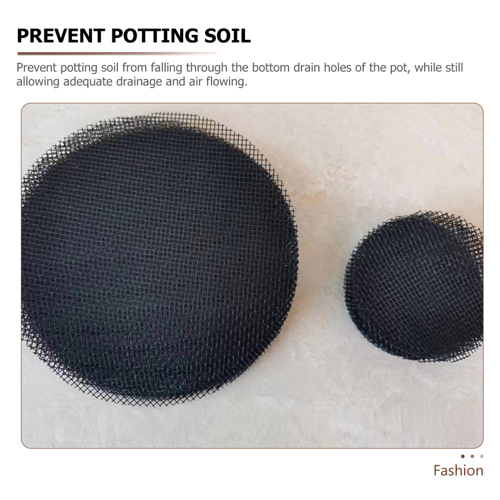 200Pcs Flower Pot Hole Mesh Pa - Bonsai Garden And Cafe recension och pris