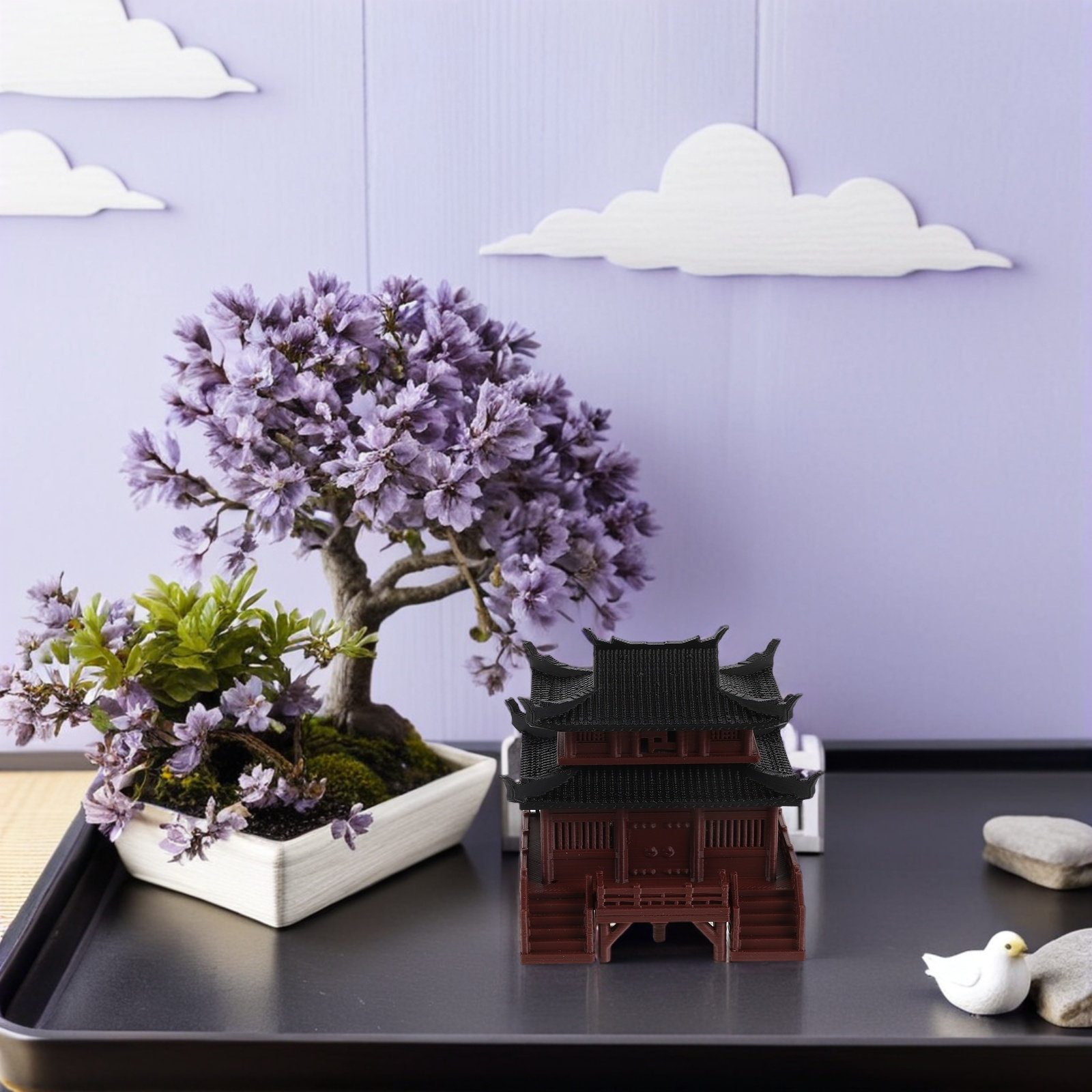 Mini Chinese Pavilion Light-Up - Up Bonsai Garden recension och pris