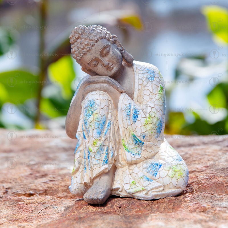 Mini Buddha Statue Ornament, N - Bonsai Garden Ornaments recension och pris