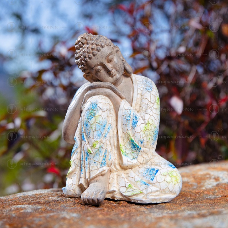 Mini Buddha Statue Ornament, N - Bonsai Garden Ornaments recension och pris