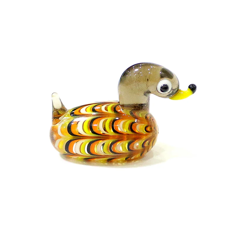 Handmade Mini Glass Duck Figur - Bonsai Garden Gift recension och pris