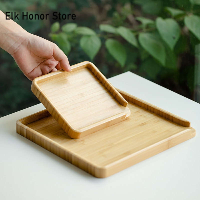 Chinese Bamboo Food Tray Puer  - Bonsai Garden For Home recension och pris