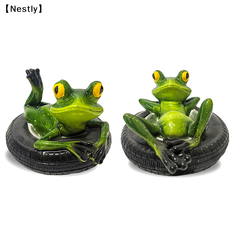Floating Frogs For Ponds, Cute - Bonsai Garden Ornaments recension och pris