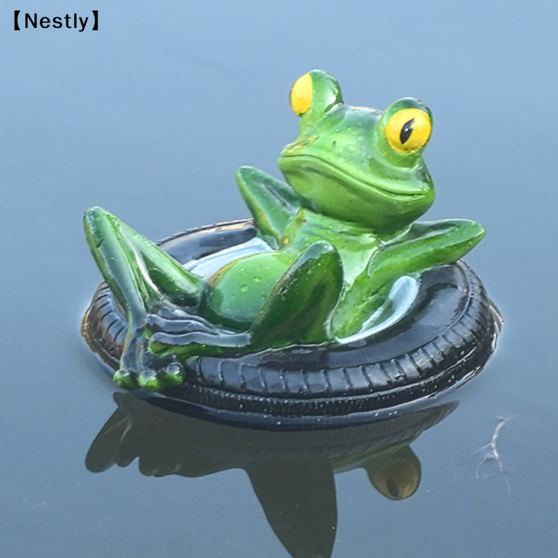 Floating Frogs For Ponds, Cute - Bonsai Garden Ornaments recension och pris