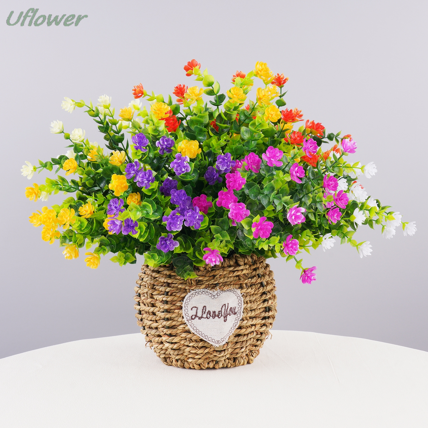 Lotus Plastic Flower Bouquet w - Bonsai Garden Wall recension och pris