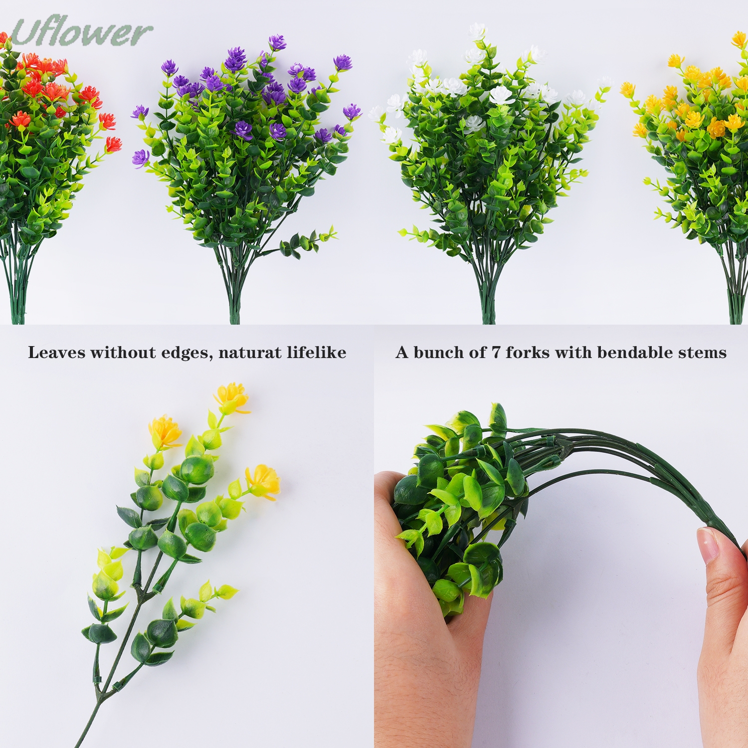 Lotus Plastic Flower Bouquet w - Bonsai Garden Wall recension och pris