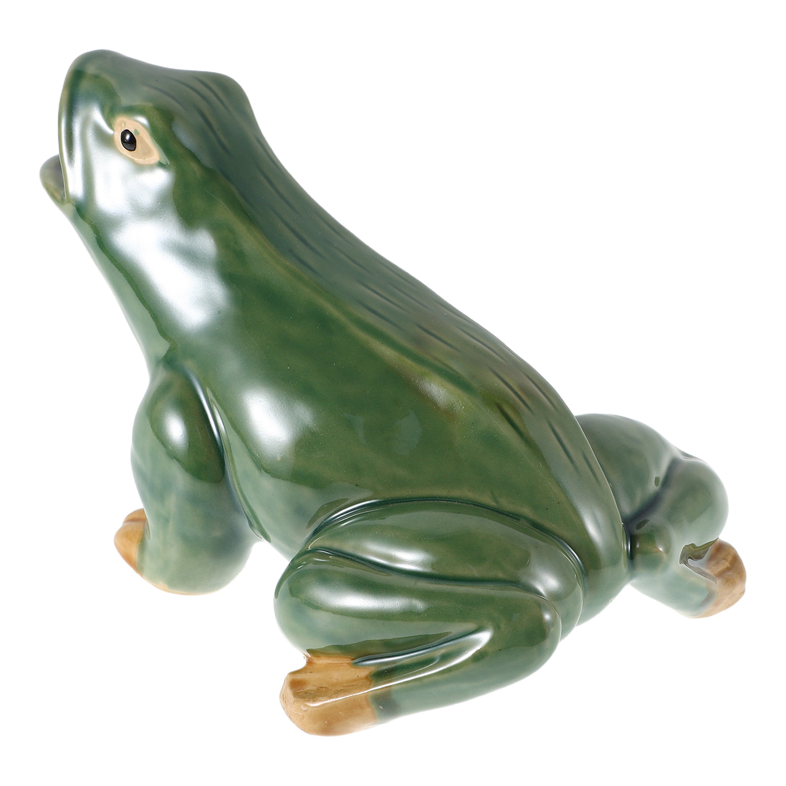 Ceramic Frog Open Mouth Water  - Bonsai Garden Ornaments recension och pris
