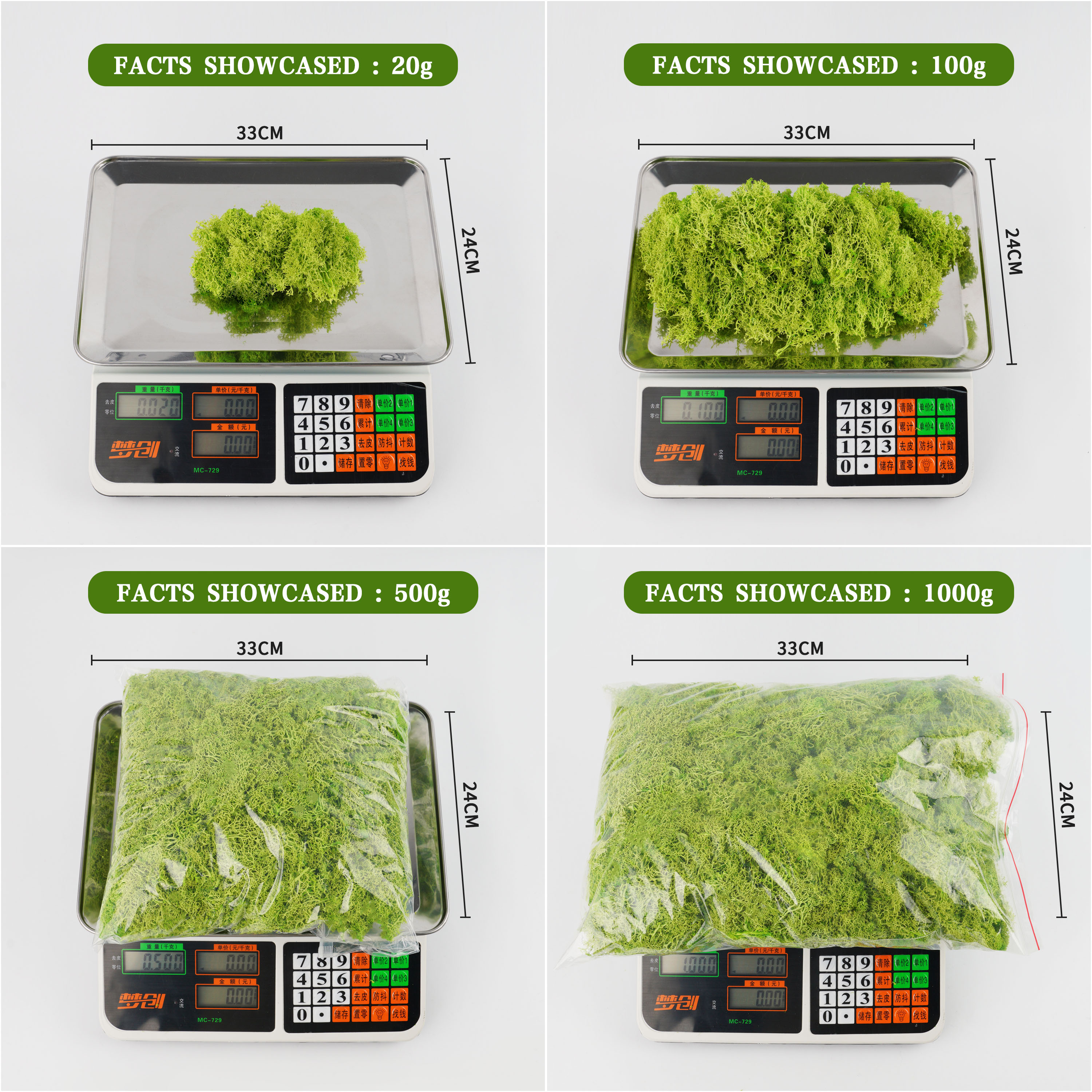 20/40/100g Eternal Life Moss D - Bonsai Garden For Home recension och pris