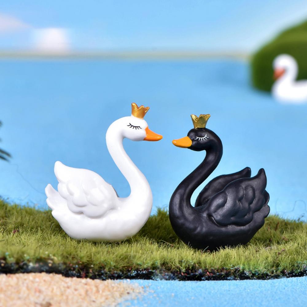 5cm Couple Lovers Swan Mini Cr - Bonsai Garden Gift recension och pris