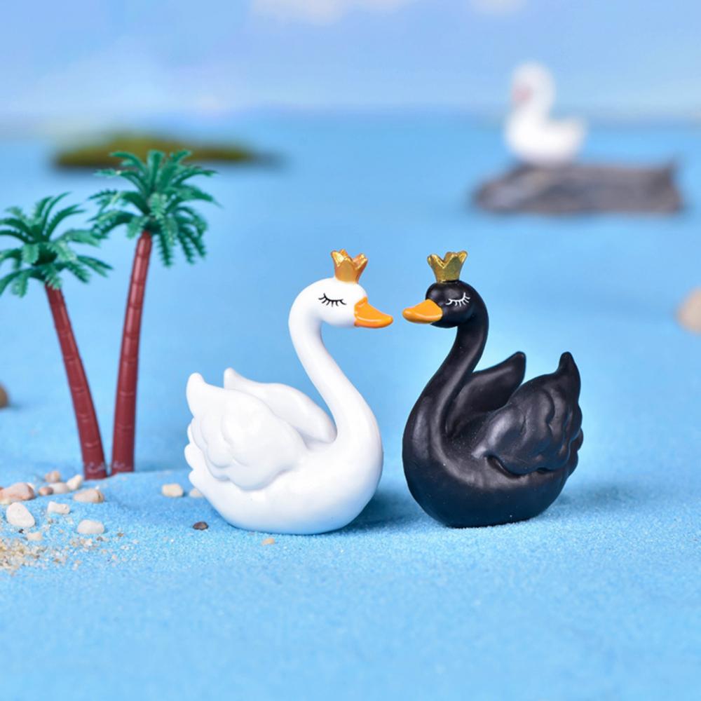 5cm Couple Lovers Swan Mini Cr - Bonsai Garden Gift recension och pris