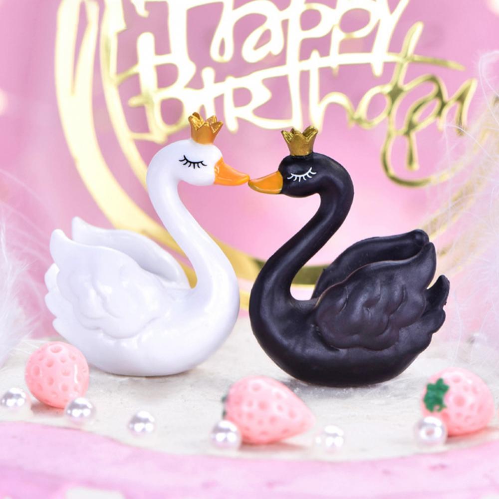 5cm Couple Lovers Swan Mini Cr - Bonsai Garden Gift recension och pris