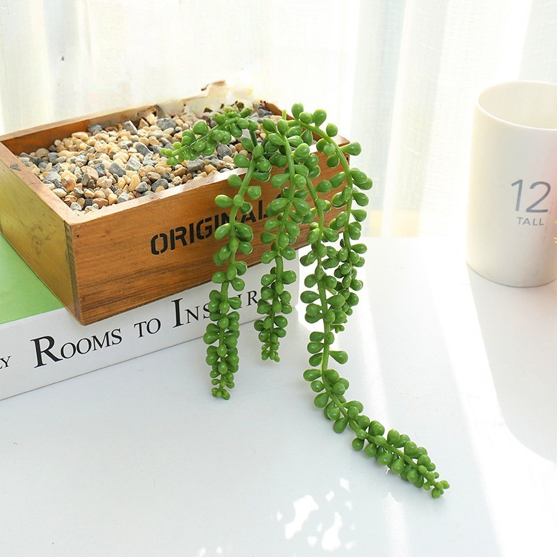 Green Artificial Succulent Pla - Bonsai Garden For Home recension och pris
