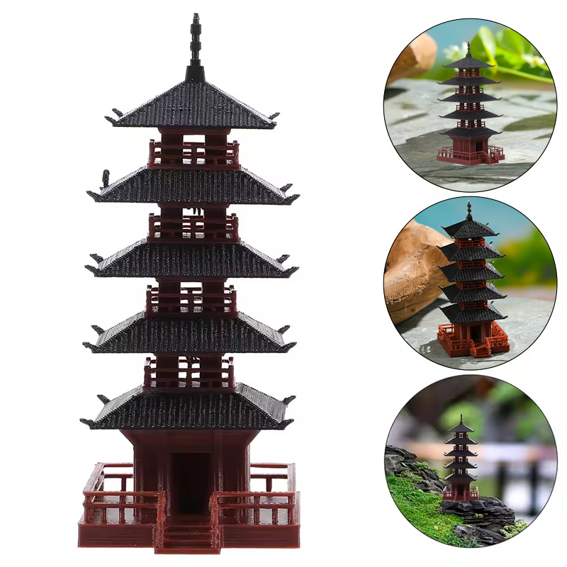 Mini Pagoda Statue Chinese Anc - Mini Bonsai Zen Garden recension och pris