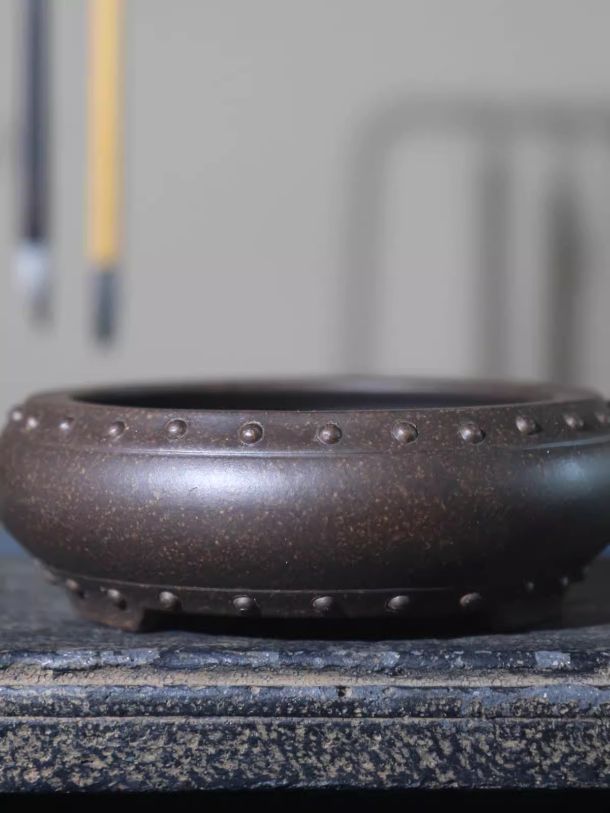 Ceramic Circle Bonsai Pot, Mad - Mini Bonsai Zen Garden recension och pris