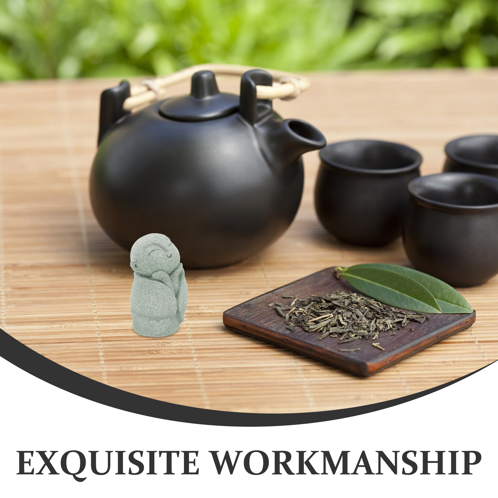 Zen Garden Sandstone Monk Stat - Mini Bonsai Zen Garden recension och pris