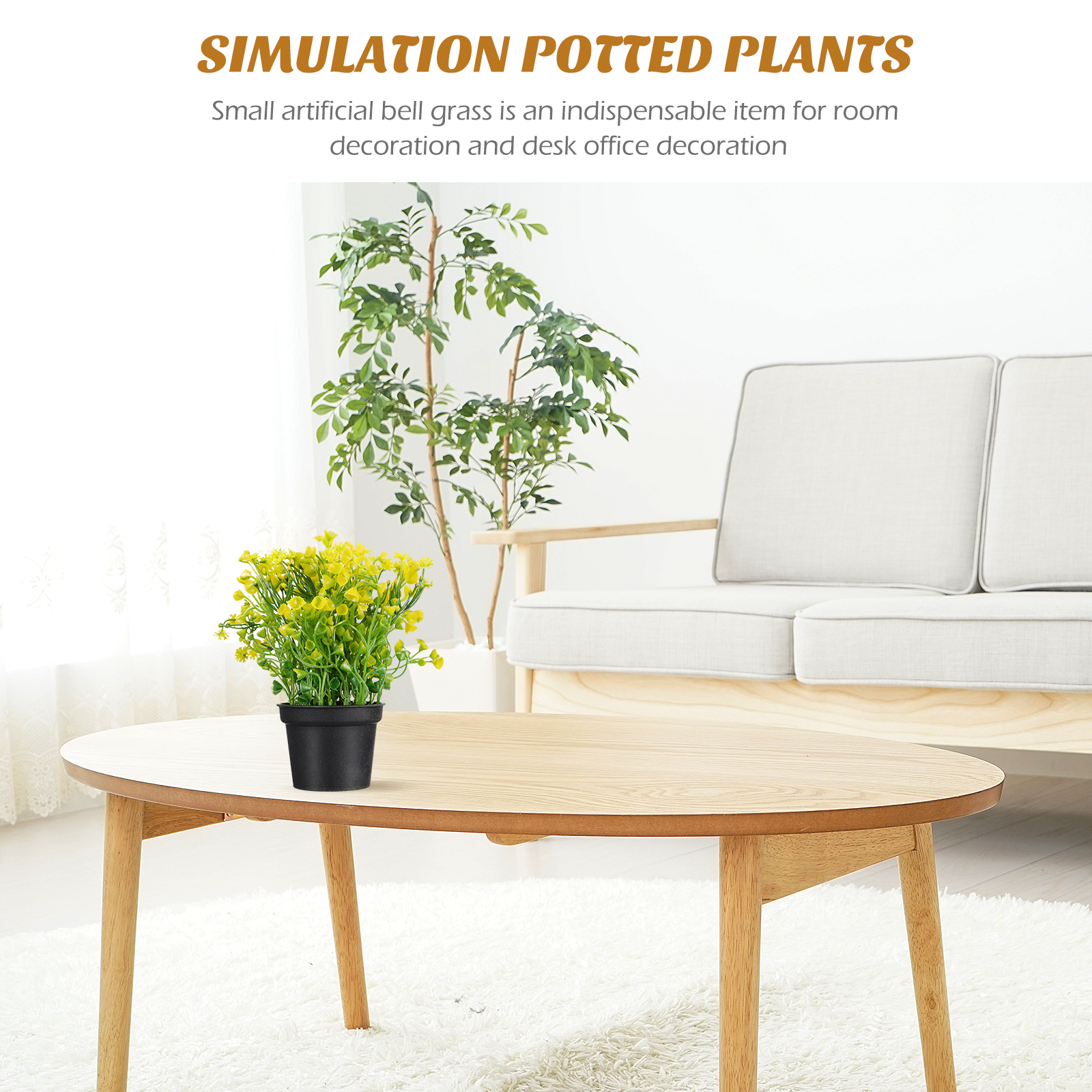 2pcs Realistic Artificial Bell - Bonsai Garden And Cafe recension och pris