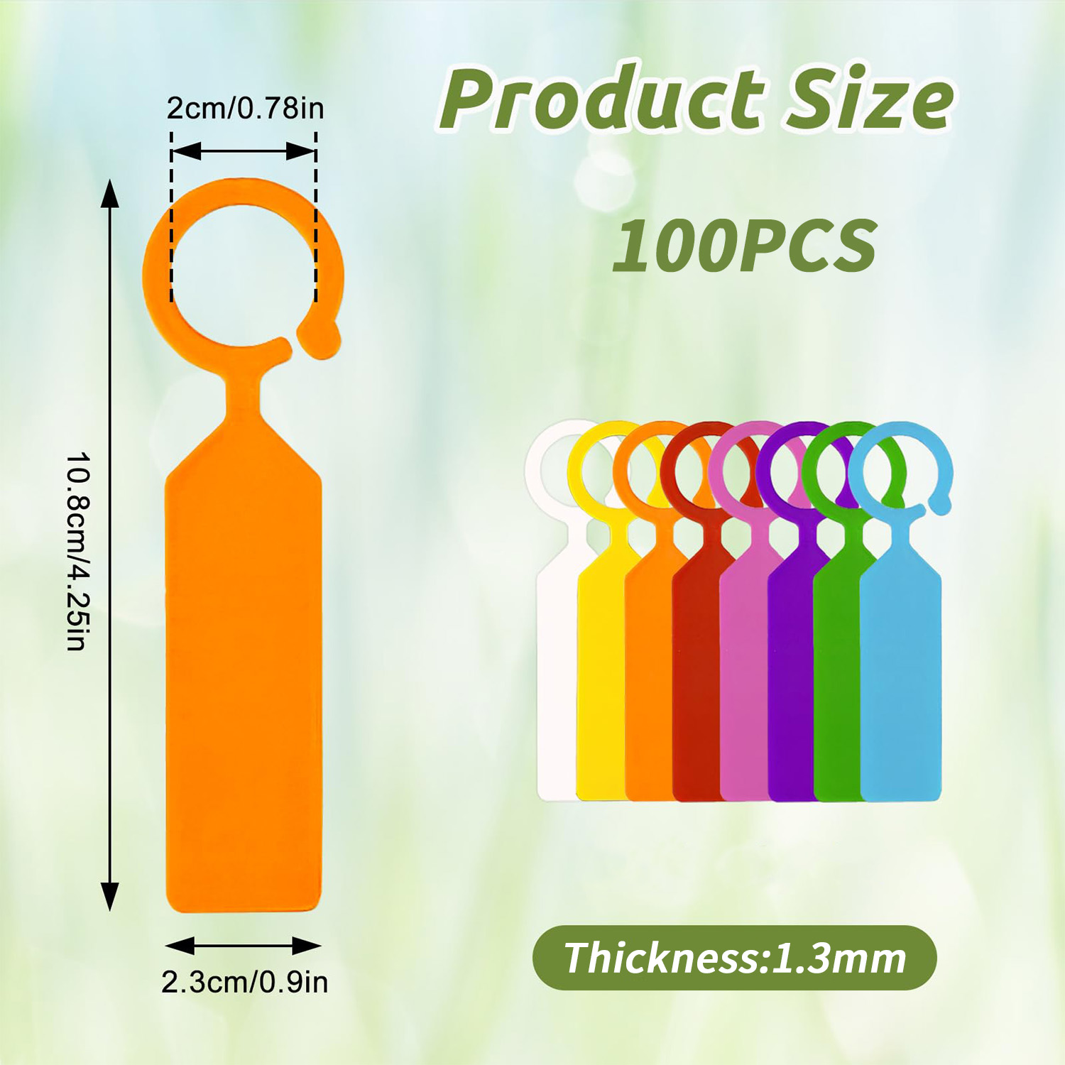100PCS 10.7x2.3CM Plastic Gard - Bonsai Garden Design recension och pris