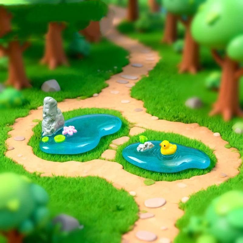 Popular Mini Resin Pond Orname - Bonsai Garden Design recension och pris