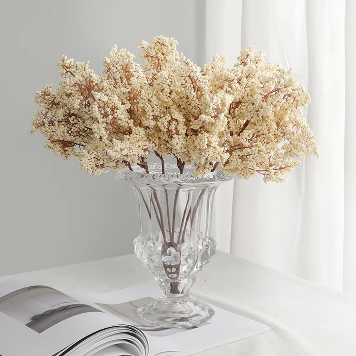 Artificial Flowers Plant Winte - Bonsai Garden Gift recension och pris