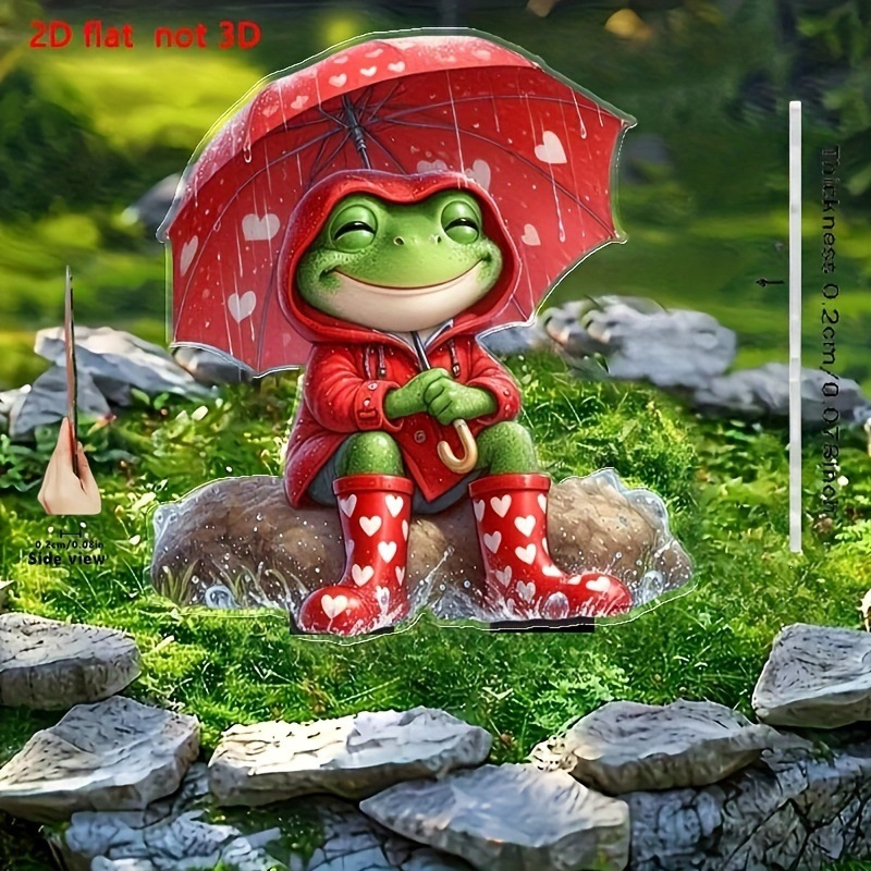 1PCS Single Smiling Frog is an - Bonsai Garden Gift recension och pris