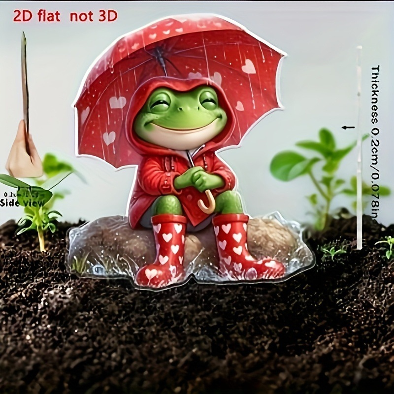 1PCS Single Smiling Frog is an - Bonsai Garden Gift recension och pris