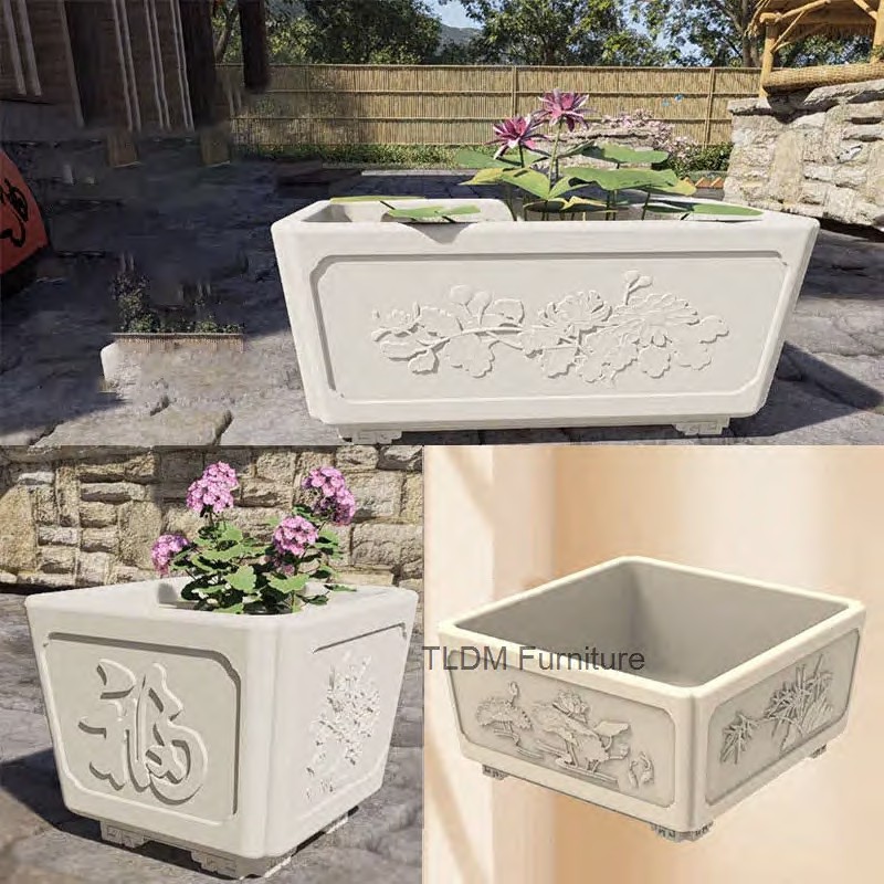 Rectangular Square Garden Pot  - Bonsai Garden Design recension och pris