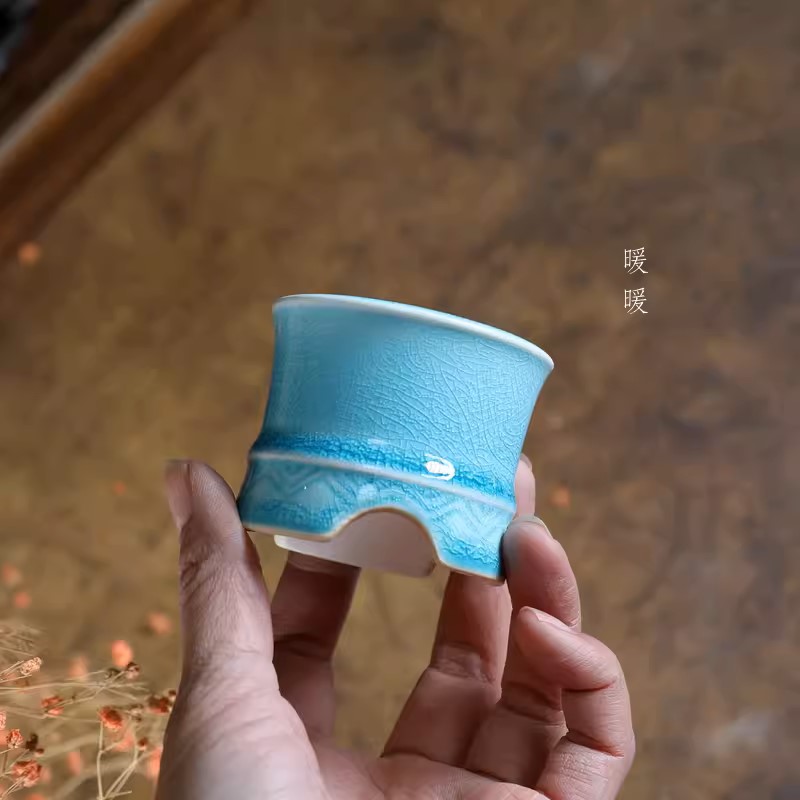 Porcelain Blue Glazed Bonsai P - Bonsai Garden Design recension och pris