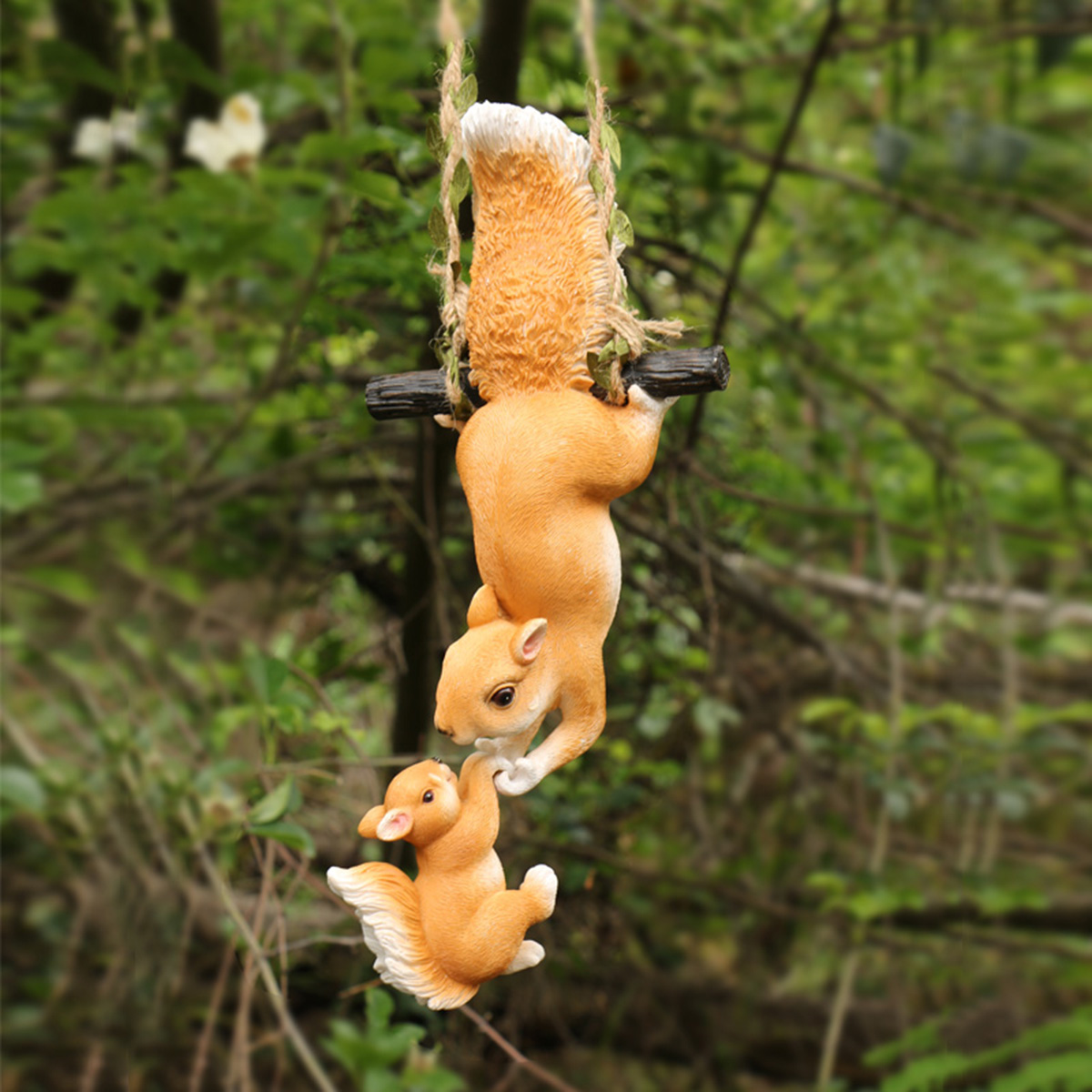 Mother Child Squirrel Resin Ha - Bonsai Garden Ornaments recension och pris