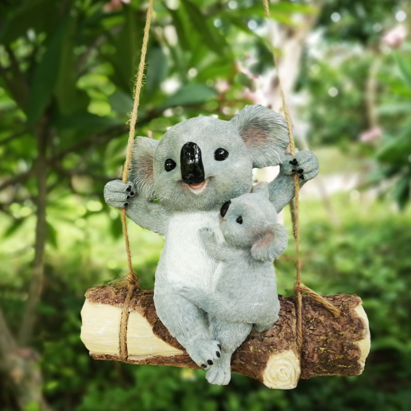 Mother Child Squirrel Resin Ha - Bonsai Garden Ornaments recension och pris