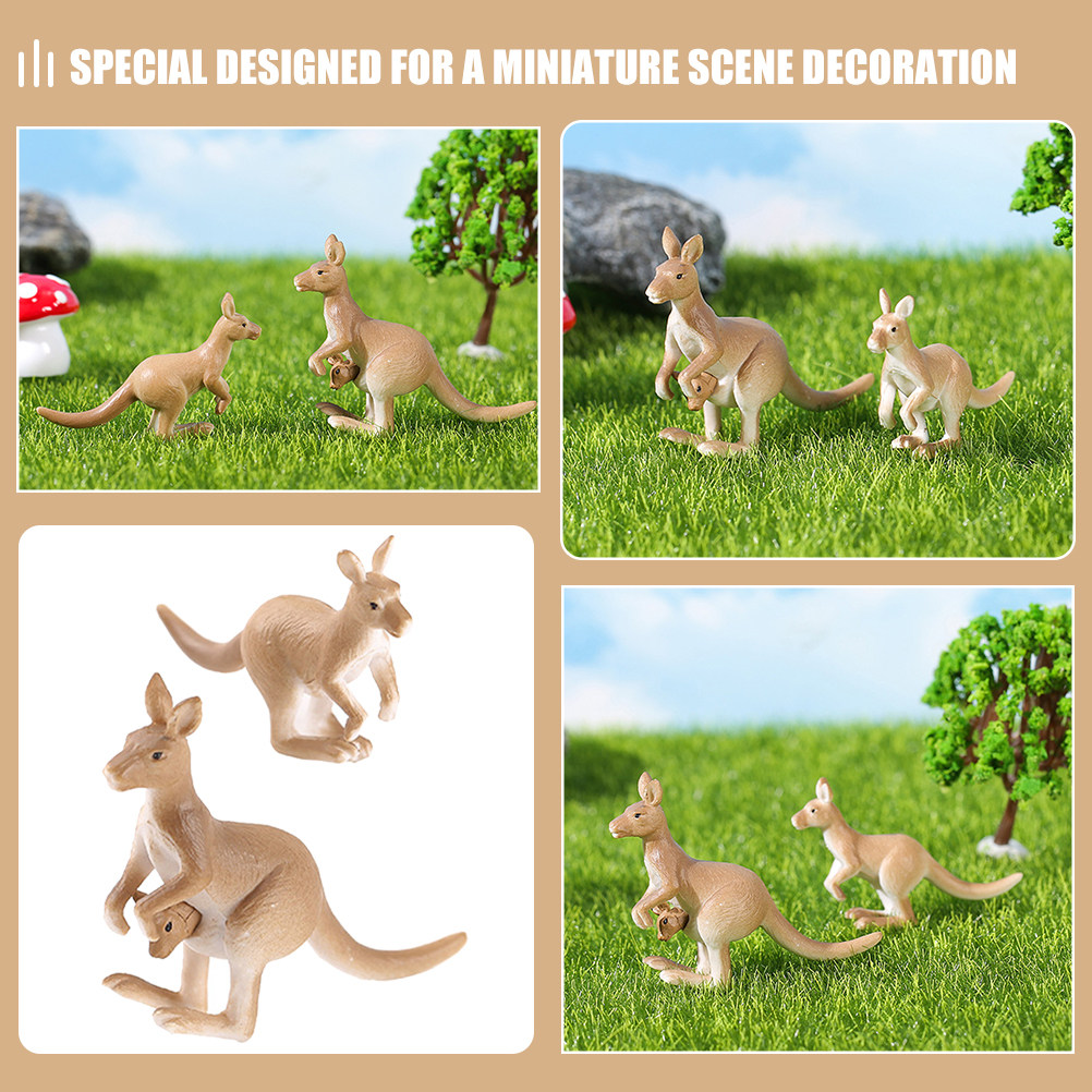 4Pcs Mini Kangaroo Ornaments M - Bonsai Garden Ornaments recension och pris