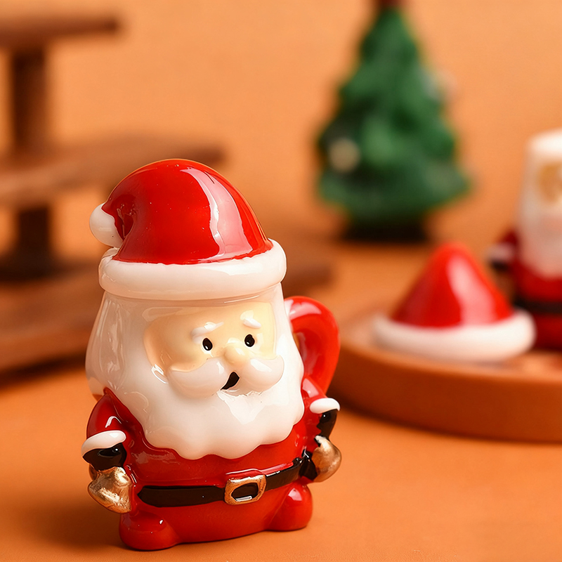 Mini Santa Teacup Ornament - R - Bonsai Garden Ornaments recension och pris