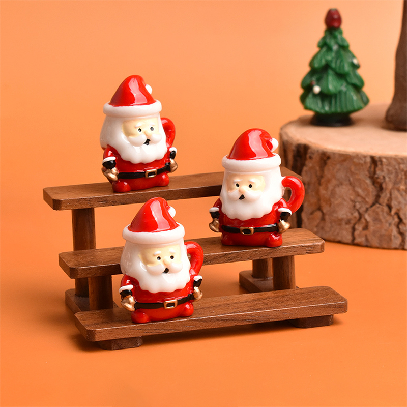 Mini Santa Teacup Ornament - R - Bonsai Garden Ornaments recension och pris
