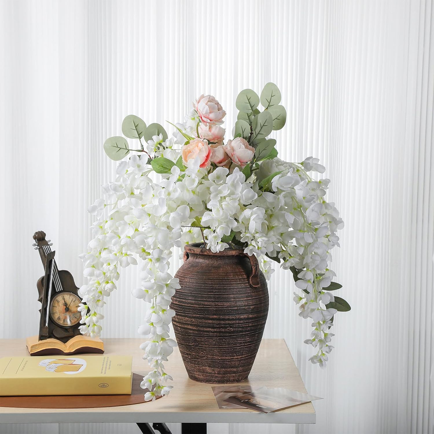 Artificial Flower Rattan Home  - Bonsai Garden Wall recension och pris