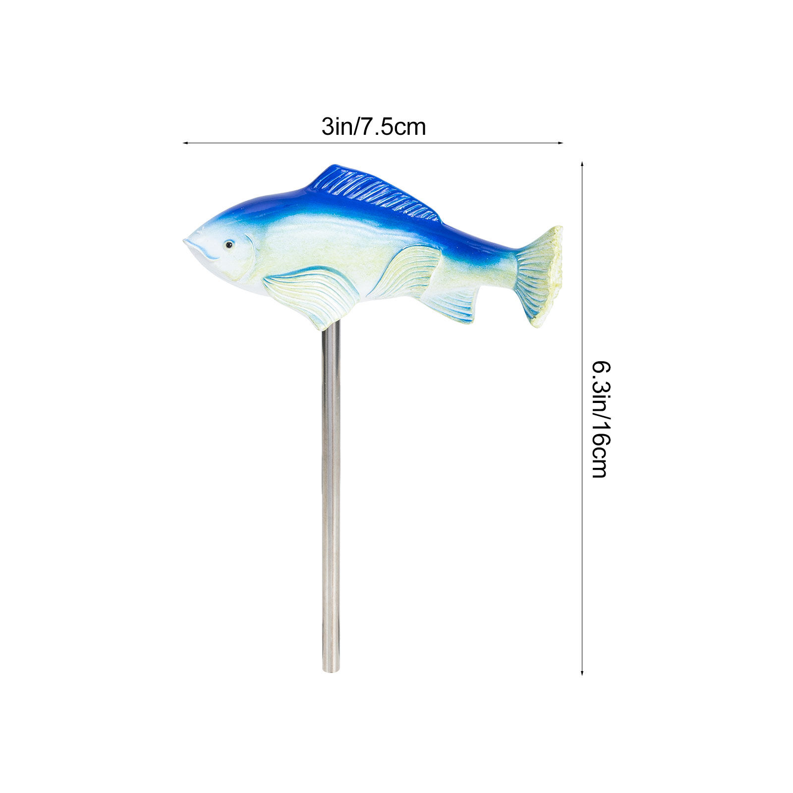 Premium Resin Fish Ornament Ga - Bonsai Garden Design recension och pris