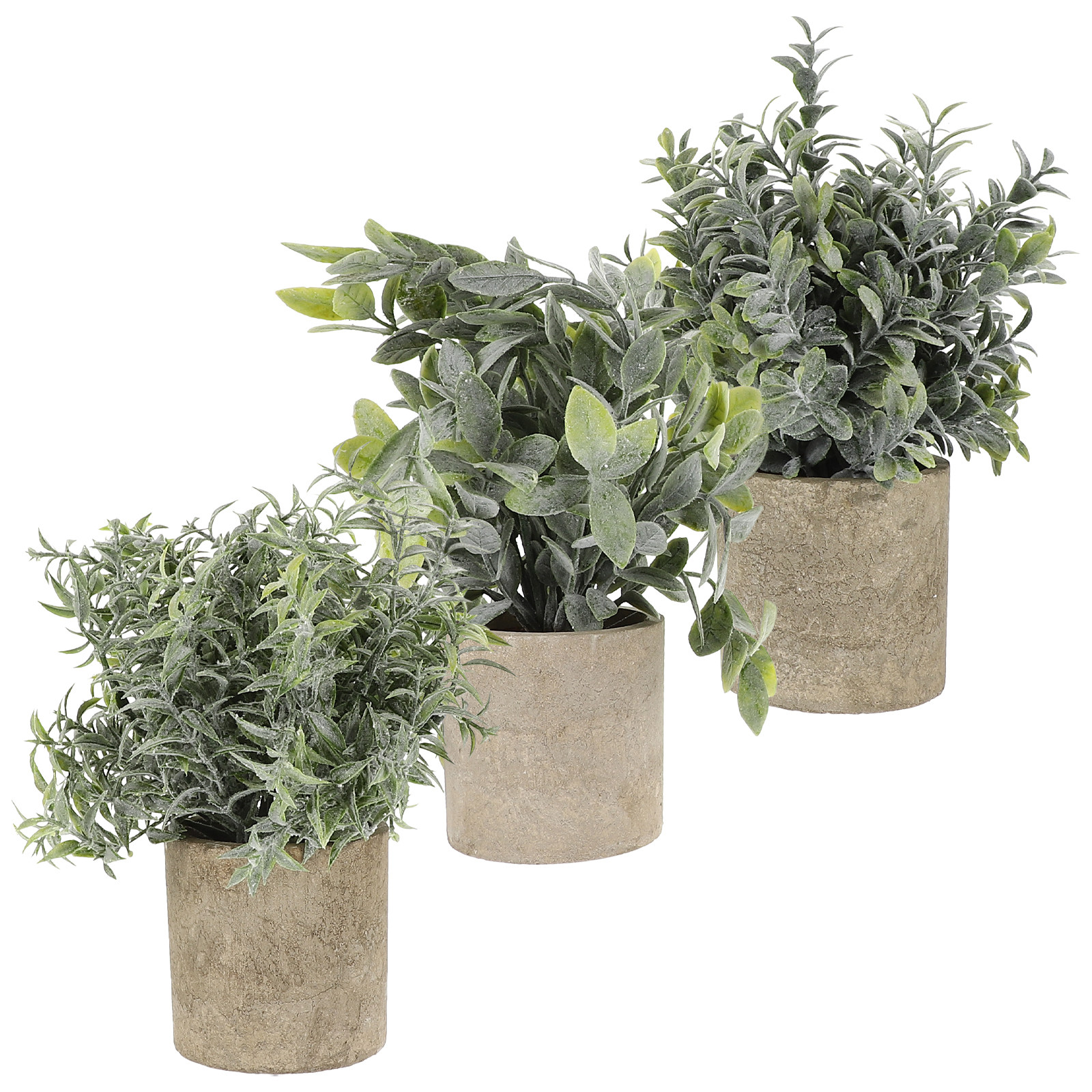 3Pcs Realistic Fake Bonsai Pot - Bonsai Garden And Cafe recension och pris