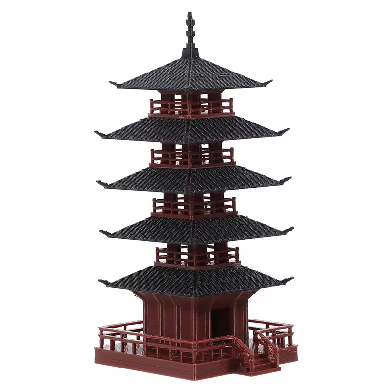🛒1Pc Mini Pagoda Statue Chines - Mini Bonsai Zen Garden recension och pris