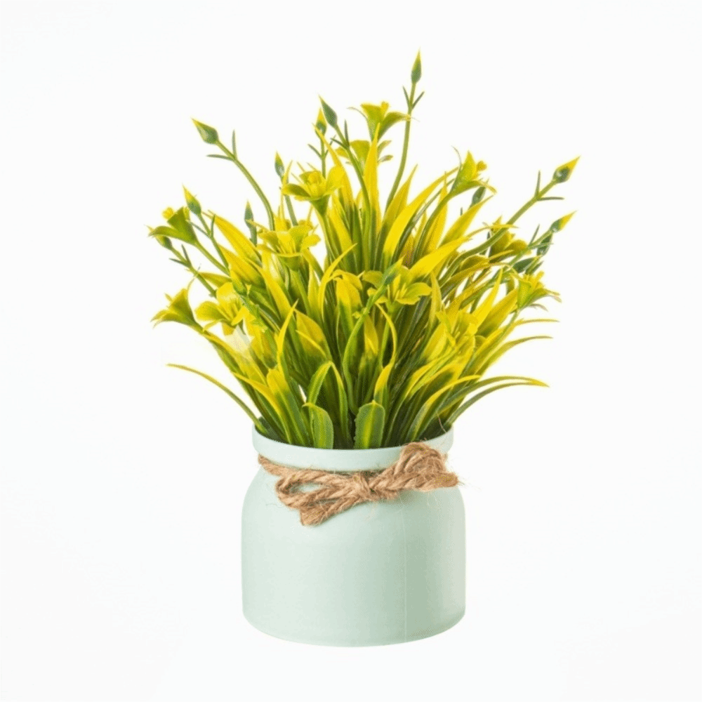 New Fake Potted Flowers Evergr - Bonsai Garden For Home recension och pris