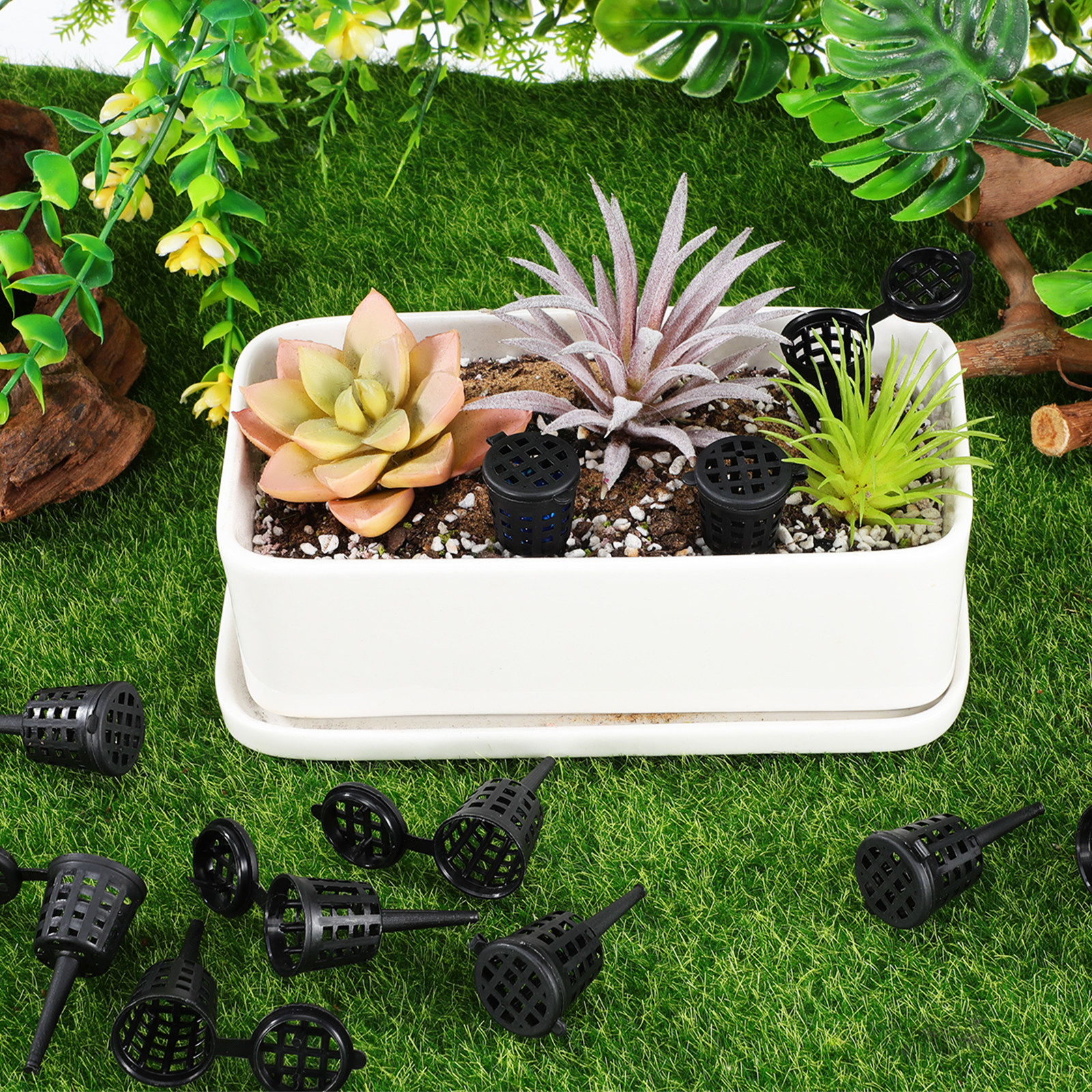 50Pcs Fertilizer Baskets Plast - Bonsai Garden Design recension och pris