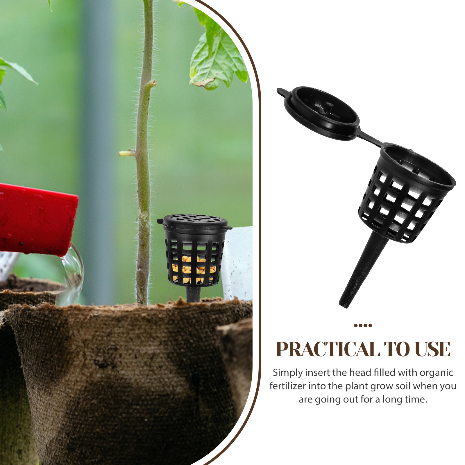 50Pcs Fertilizer Baskets Plast - Bonsai Garden Design recension och pris
