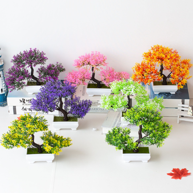 1pcs Artificial Plants Bonsai  - Bonsai Garden For Home recension och pris